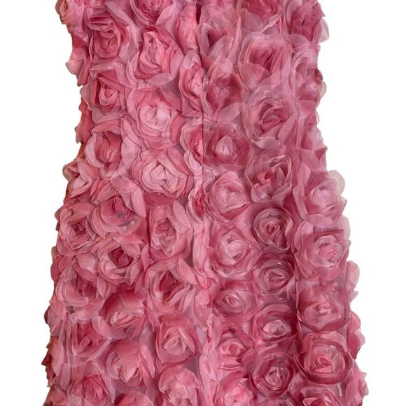 Lulus Flowering Favorite Pink 3D Floral Applique Bodycon Midi Dress Size Small - Picture 6 of 16